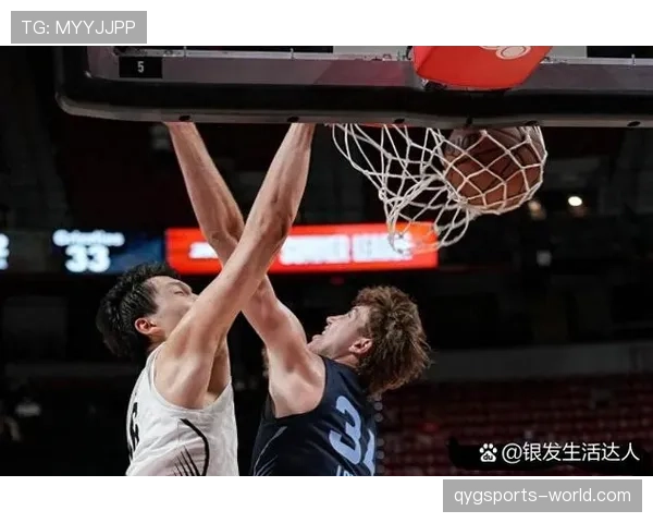 杨瀚森内线强攻能力提升显著 对比上赛季篮板和得分均有增长